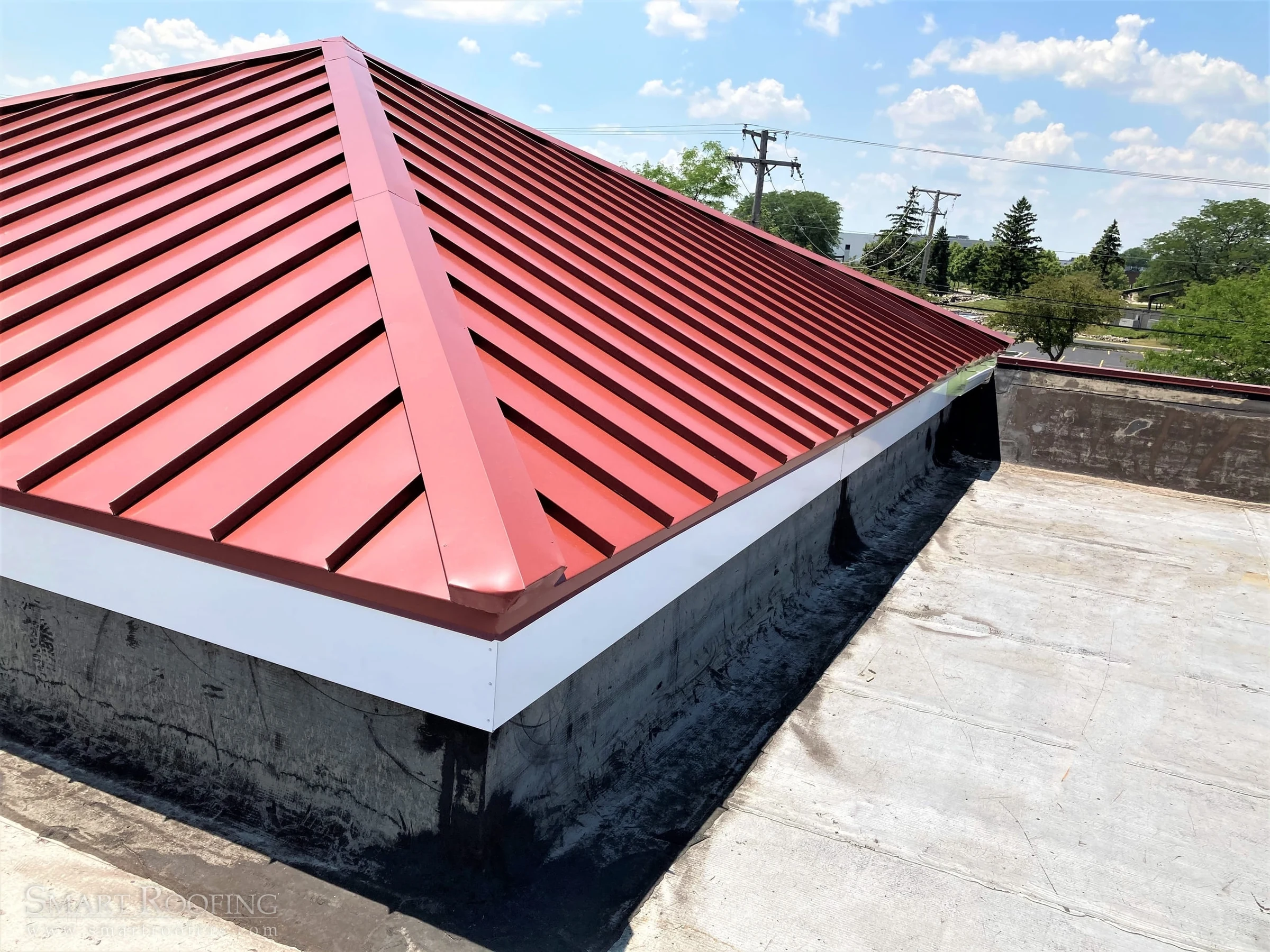 Standing Seam for Retail Fronts That Take the Hail Head-On